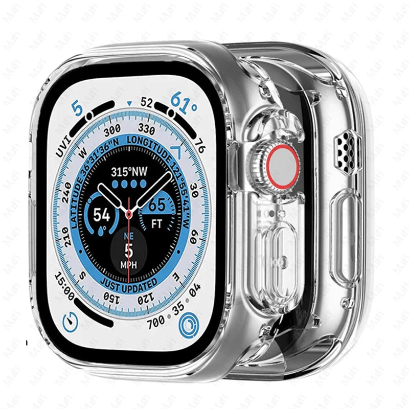 Funda completa de TPU para Apple Watch, Protector de pantalla de 49mm, 42mm, 44mm, 40mm, 38mm, series iWatch 8, 7, 6, 5, 4, 3, SE, 45mm, 41mm - La zona Apple