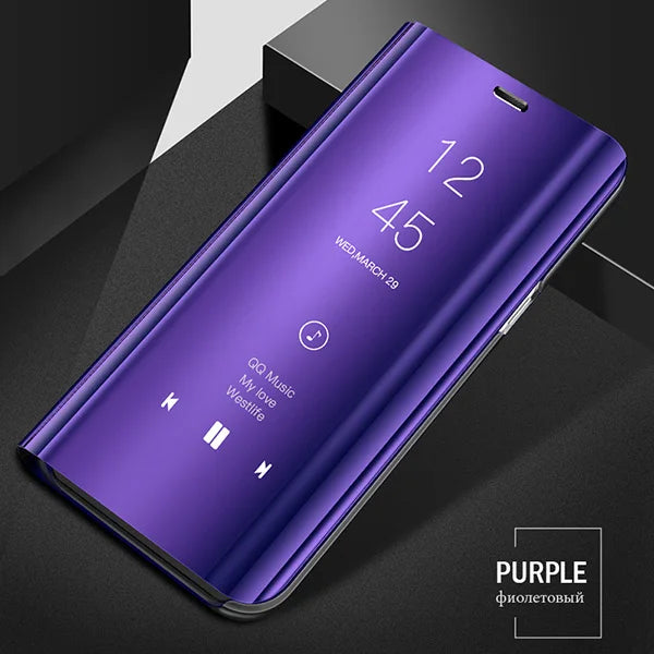 Funda con Tapa de Espejo para Samsung Galaxy - Estilo Moderno - La zona Apple