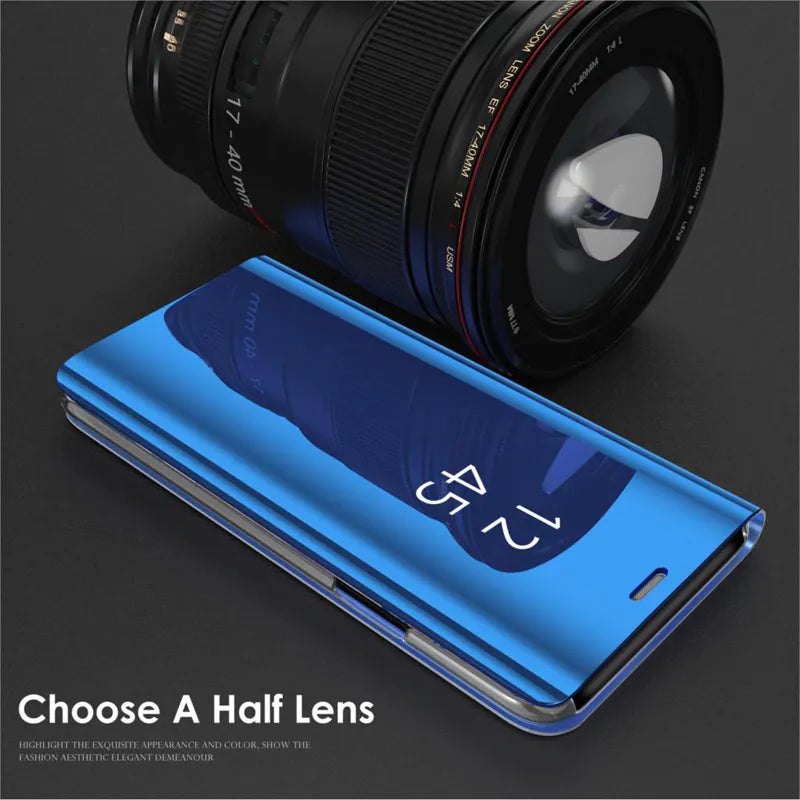 Funda con Tapa de Espejo para Samsung Galaxy - Estilo Moderno - La zona Apple