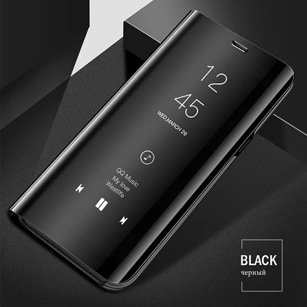Funda con Tapa de Espejo para Samsung Galaxy - Estilo Moderno - La zona Apple