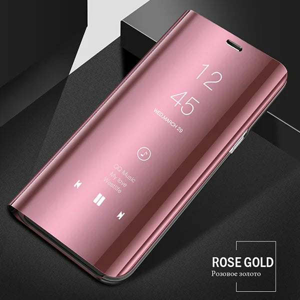 Funda con Tapa de Espejo para Samsung Galaxy - Estilo Moderno - La zona Apple