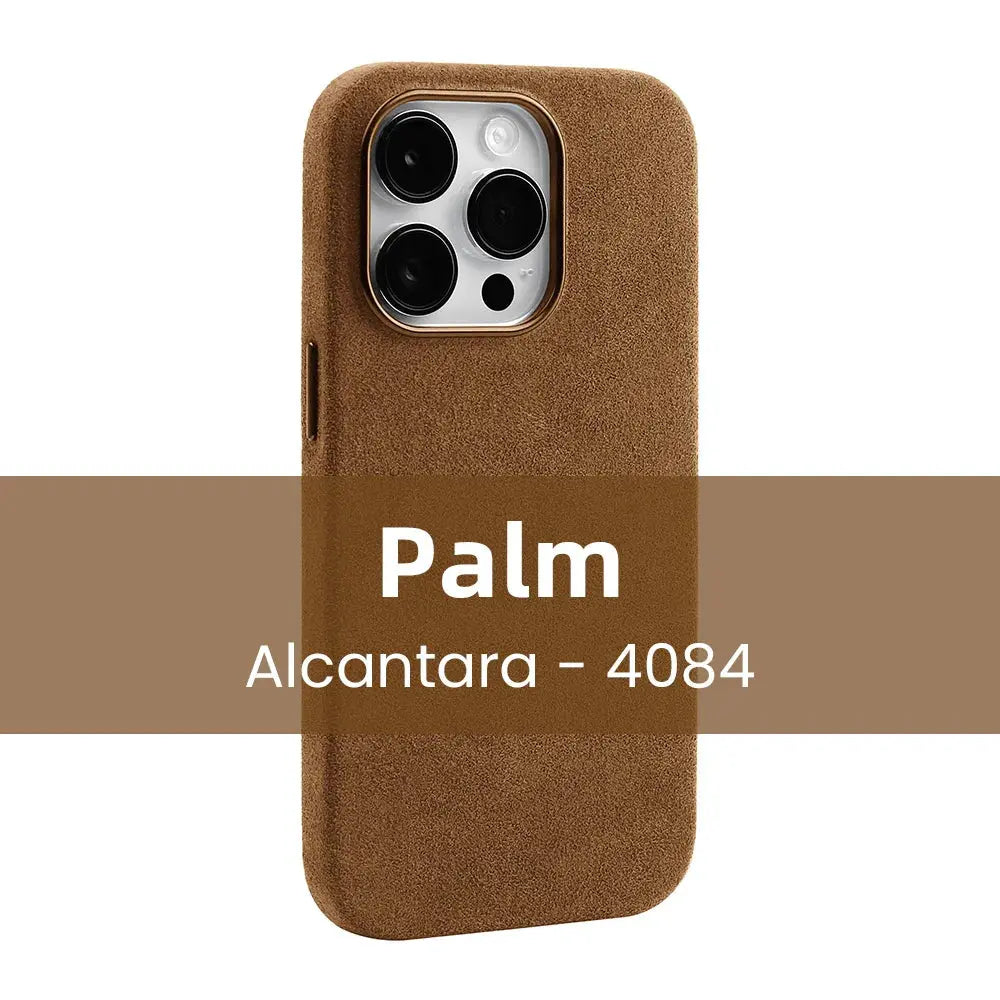 Funda de ALCANTARA magnética para iPhone 15 Pro Max 14 13 12 mini - La zona Apple