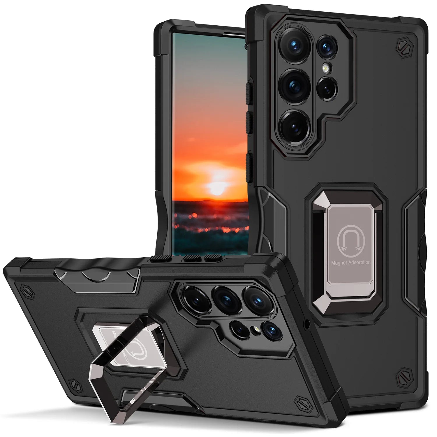 Funda de PE y Metal para Samsung Galaxy S23 Ultra - Protección Robusta y Estilo Sofisticado - La zona Apple