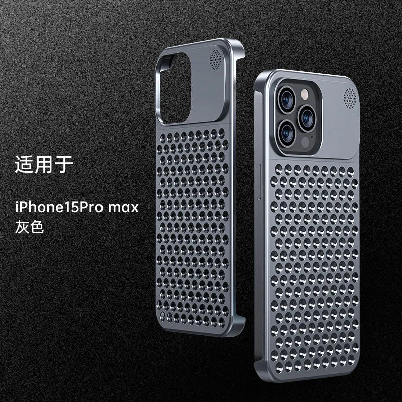 Funda de aluminio para IPhone 15 14 13 - La zona Apple