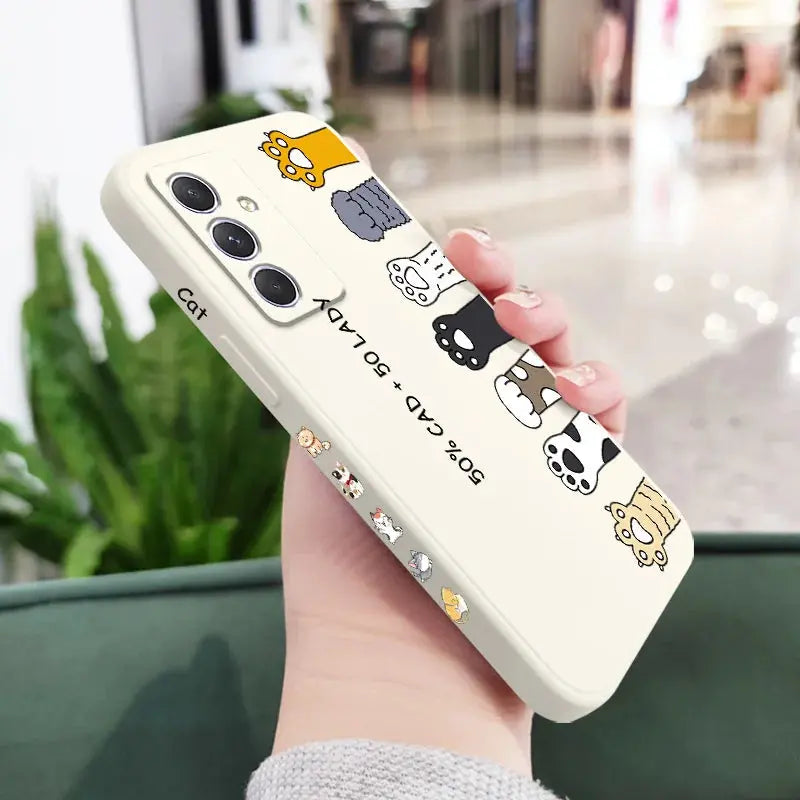 Funda d gatos para Samsung, A54, A34, A24, A14, A04, A04S, A04E, A73, A53, A33, A23, A13, A03, A72, A52, A52S, A32, A22, A12, A71, A51, 4G, 5G - La zona Apple