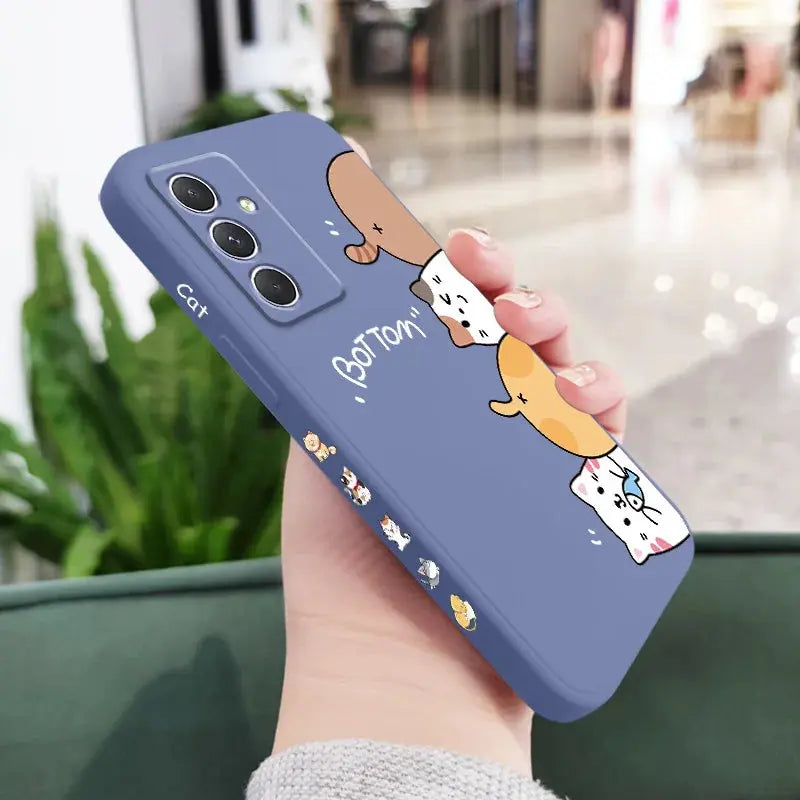 Funda d gatos para Samsung, A54, A34, A24, A14, A04, A04S, A04E, A73, A53, A33, A23, A13, A03, A72, A52, A52S, A32, A22, A12, A71, A51, 4G, 5G - La zona Apple