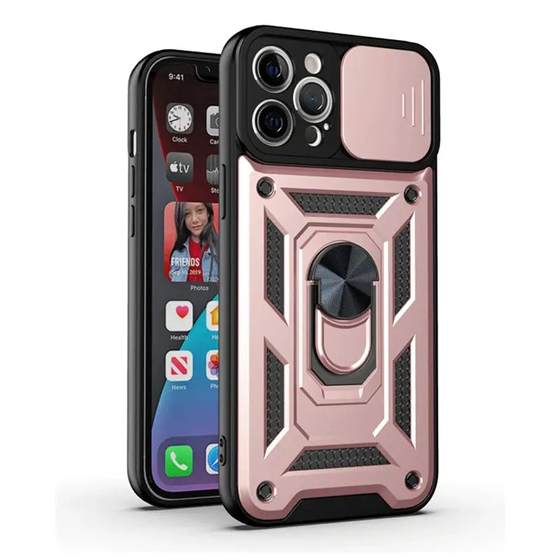 Funda de armadura a prueba de golpes para iPhone, funda de teléfono a prueba de golpes para iphone 15, 14, 13, 12, 11 Pro Max, Mini soporte para coche, Xs, XR, XsMax, 7, 8 Plus, SE2020 - La zona Apple