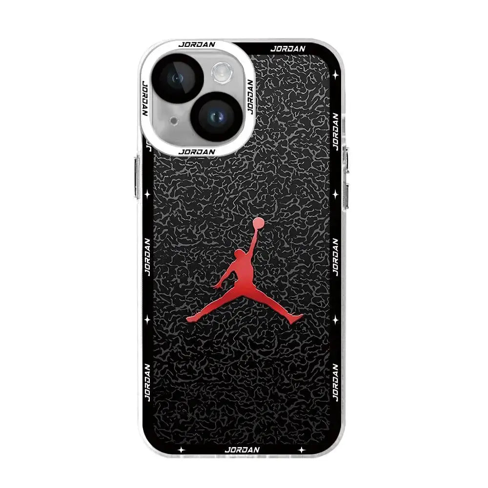 Funda de baloncesto con número 23 para Apple iPhone, 15, 11, 7, 6s, 14 Pro, XR, 15 Plus, 13 Pro Max, 8, 12 Mini, X, XS, SE, bolsa suave transparente - La zona Apple