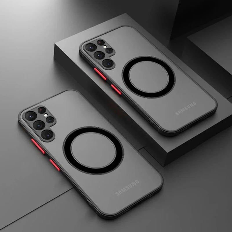 Funda de Carga Inalámbrica Magnética Magsafe para Samsung Galaxy - Elegancia y Tecnología Unidas - La zona Apple