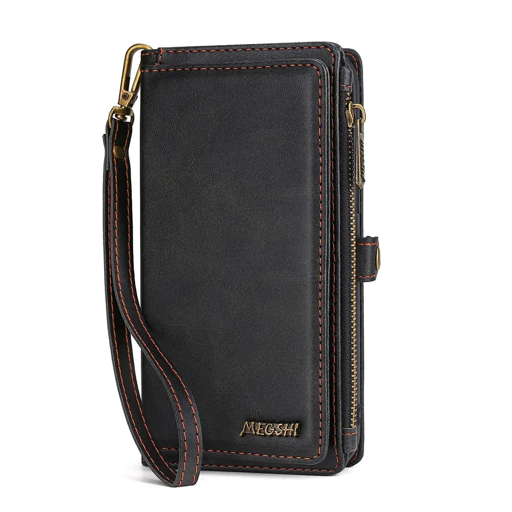 Funda de cuero PU para teléfono móvil, cartera portátil para iPhone 6, 6S, 7, 8 Plus, X, XS, XR, XSMax, SE2020, 11, 12, 13, 14, 15, Mini Pro Max - La zona Apple