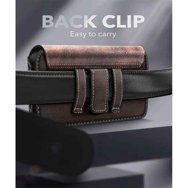 Funda de Cuero PU Resistente al Desgaste para Samsung Galaxy Z Fold 5 / Z Fold 4 / Z Fold 3, y iPhone 14 Pro Max - La zona Apple