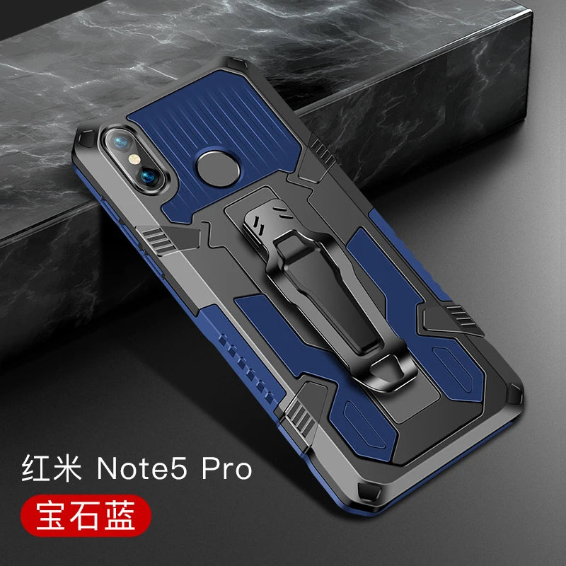 Funda Premium a Prueba de Golpes para Xiaomi Redmi Note y Serie Redmi - Protección Robusta con Clip para Cinturón - La zona Apple