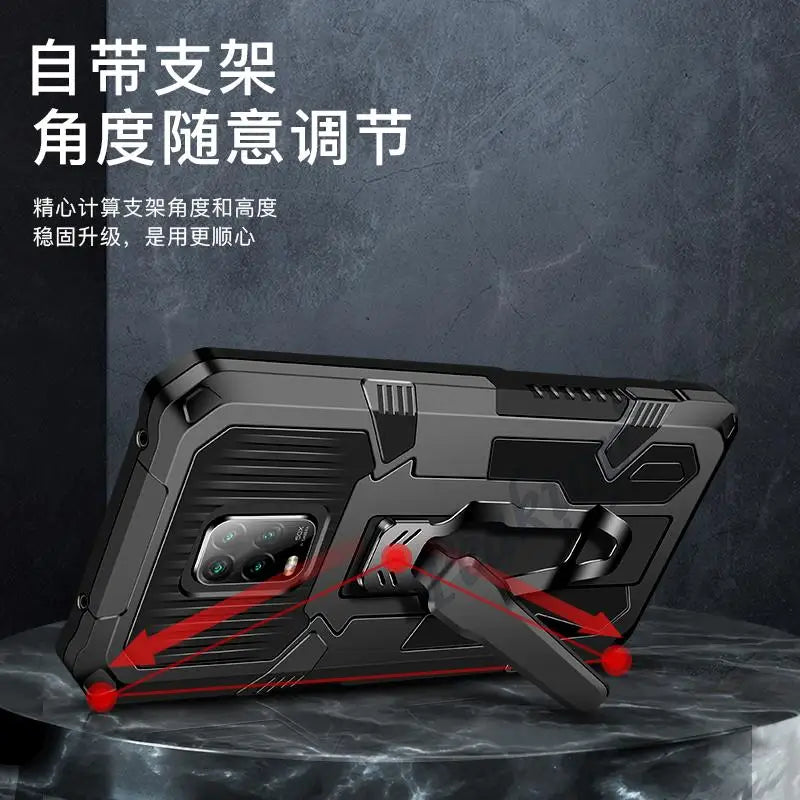 Funda Premium a Prueba de Golpes para Xiaomi Redmi Note y Serie Redmi - Protección Robusta con Clip para Cinturón - La zona Apple