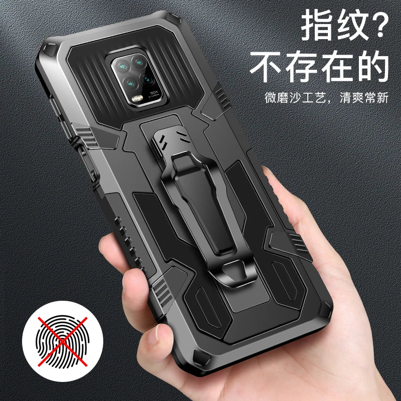 Funda Premium a Prueba de Golpes para Xiaomi Redmi Note y Serie Redmi - Protección Robusta con Clip para Cinturón - La zona Apple