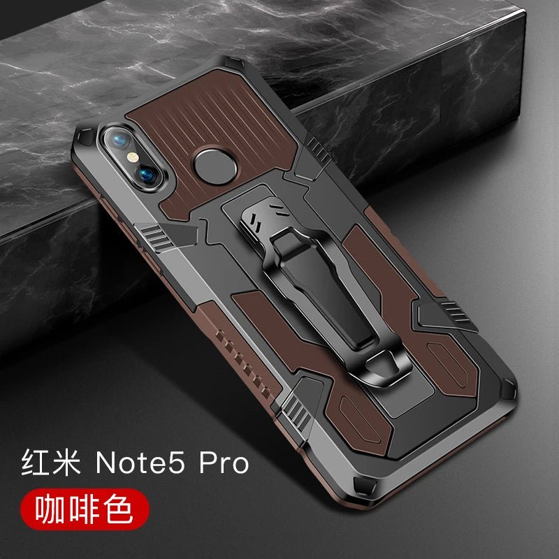 Funda Premium a Prueba de Golpes para Xiaomi Redmi Note y Serie Redmi - Protección Robusta con Clip para Cinturón - La zona Apple