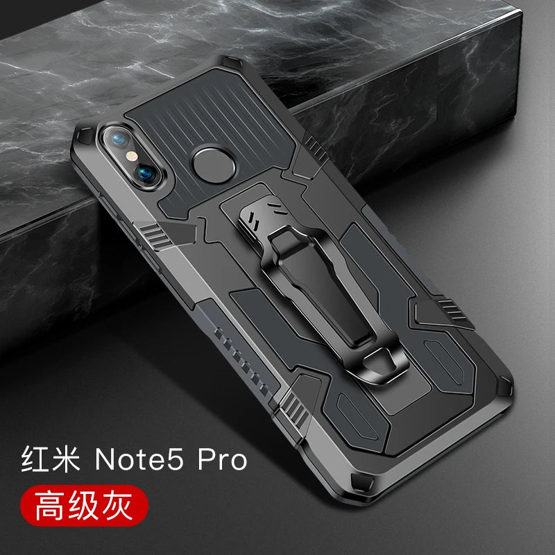 Funda Premium a Prueba de Golpes para Xiaomi Redmi Note y Serie Redmi - Protección Robusta con Clip para Cinturón - La zona Apple
