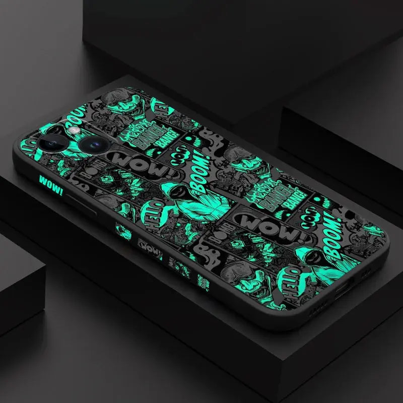 Funda de silicona para teléfono móvil iPhone, carcasa con diseño de murciélagos en el dedo medio para iPhone 15, 14, 13, 12, 11, X, XR, XS, SE2, SE2020, 8, 7, 6, 6S Plus Pro Max Mini - La zona Apple