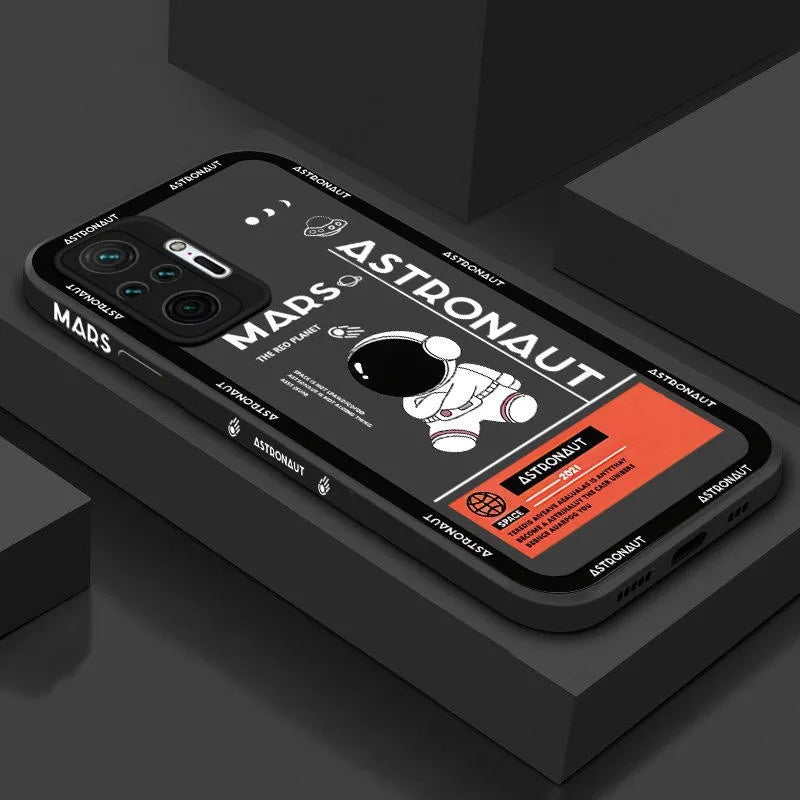 Funda astronauta  de Silicona para Xiaomi Redmi Note 10, 9, 12, 11 Pro, 11S, Mi 11 Lite, 5G, Poco X5, X3, NFC, 11T, 12T, Redmi 10: Protección y Estilo - La zona Apple