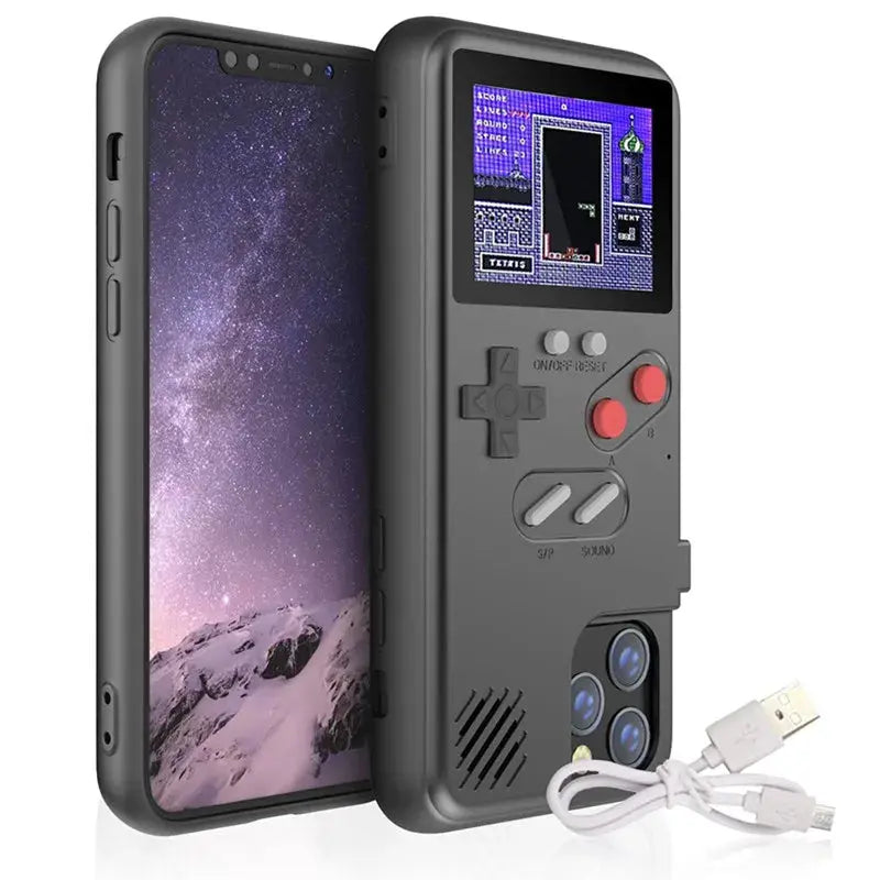 Funda de teléfono Gameboy Retro clásica para IPhone, 13, 14, 12, 11, 15 Pro Max, XS, XR, X, 8, 7 Plus, SE 2022, IPone, 15Pro, 14Pro, Game Boy, 36 - La zona Apple