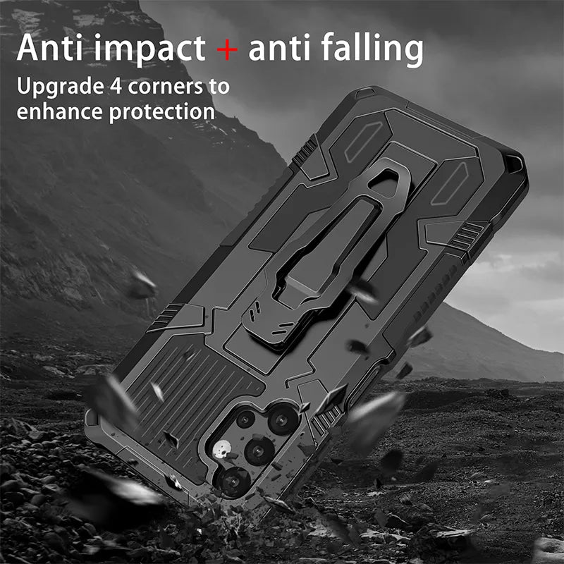 Funda ARMOR con Clip trasero Mecha  para Samsung - La zona Apple