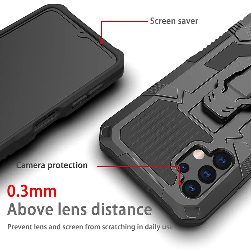 Funda ARMOR con Clip trasero Mecha  para Samsung - La zona Apple