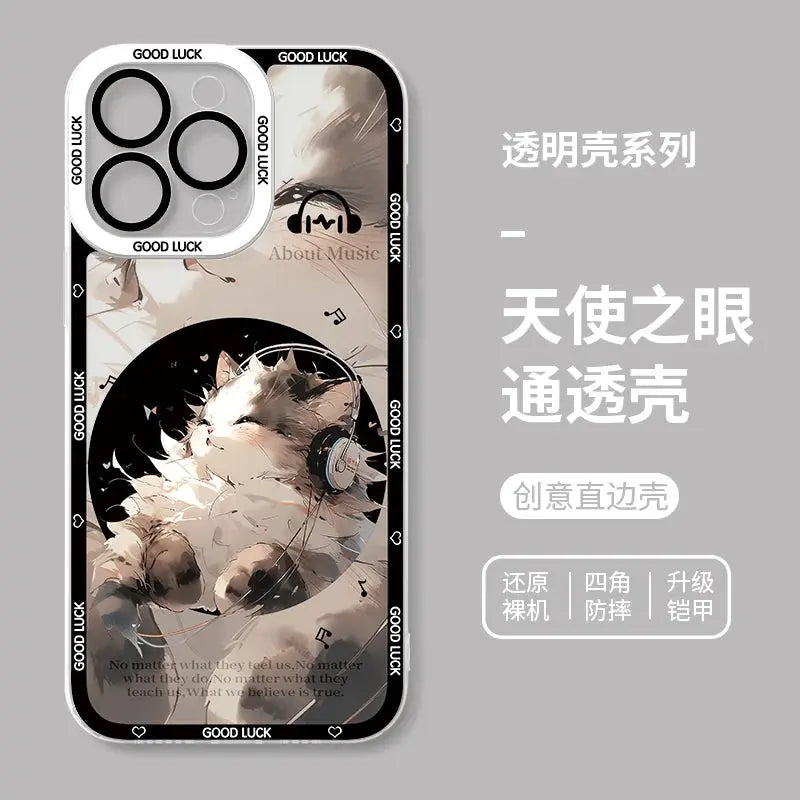 Funda de Teléfono con diseño de Gato para iPhone - La zona Apple