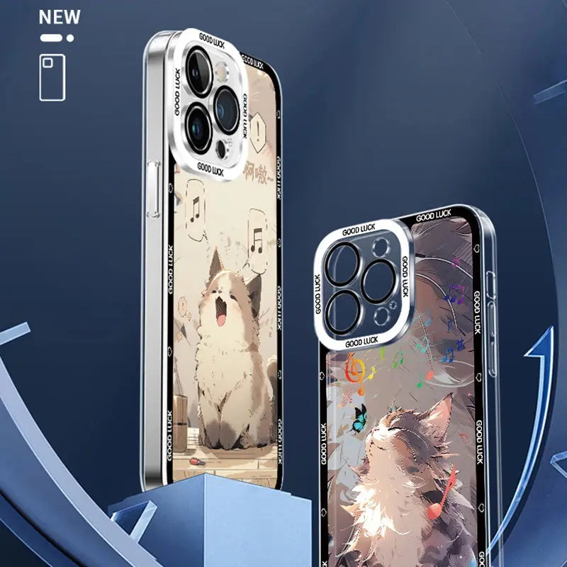Funda de Teléfono con diseño de Gato para iPhone - La zona Apple