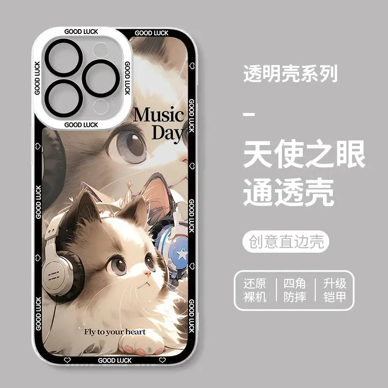 Funda de Teléfono con diseño de Gato para iPhone - La zona Apple