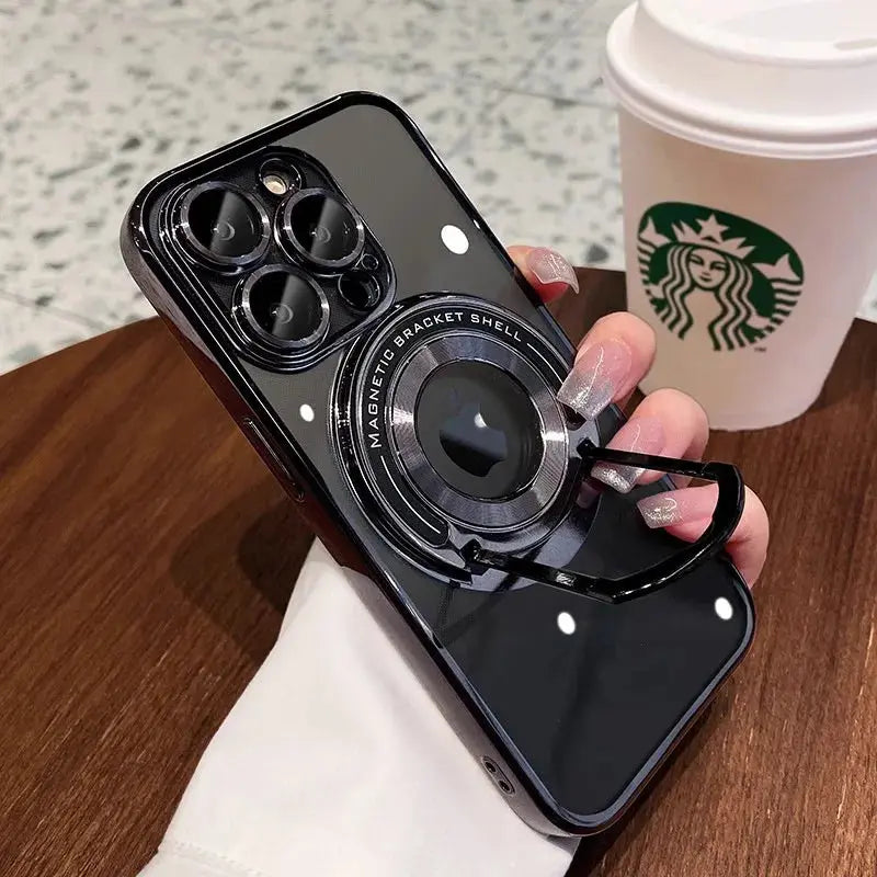 Funda de Teléfono con Película de Lente Incorporada para iPhone 15, 14, 13 Pro Max - Protección y Estilo - La zona Apple