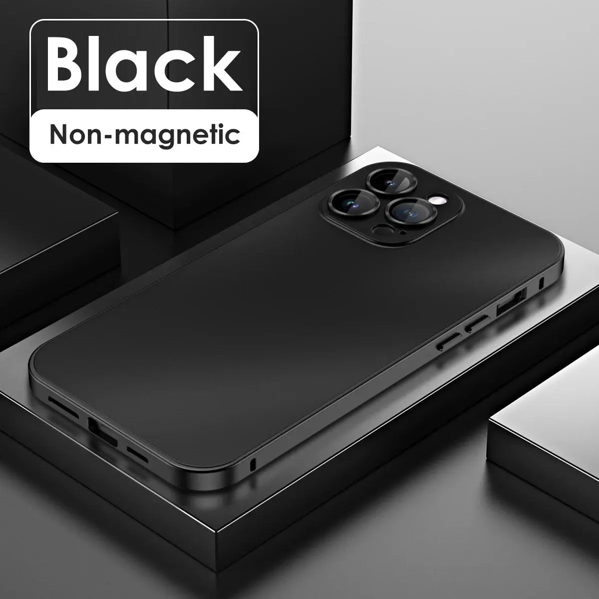 Funda de teléfono de Metal para IPhone 12, 14, 13 Pro Max, 14Plus, Magsafe, - La zona Apple