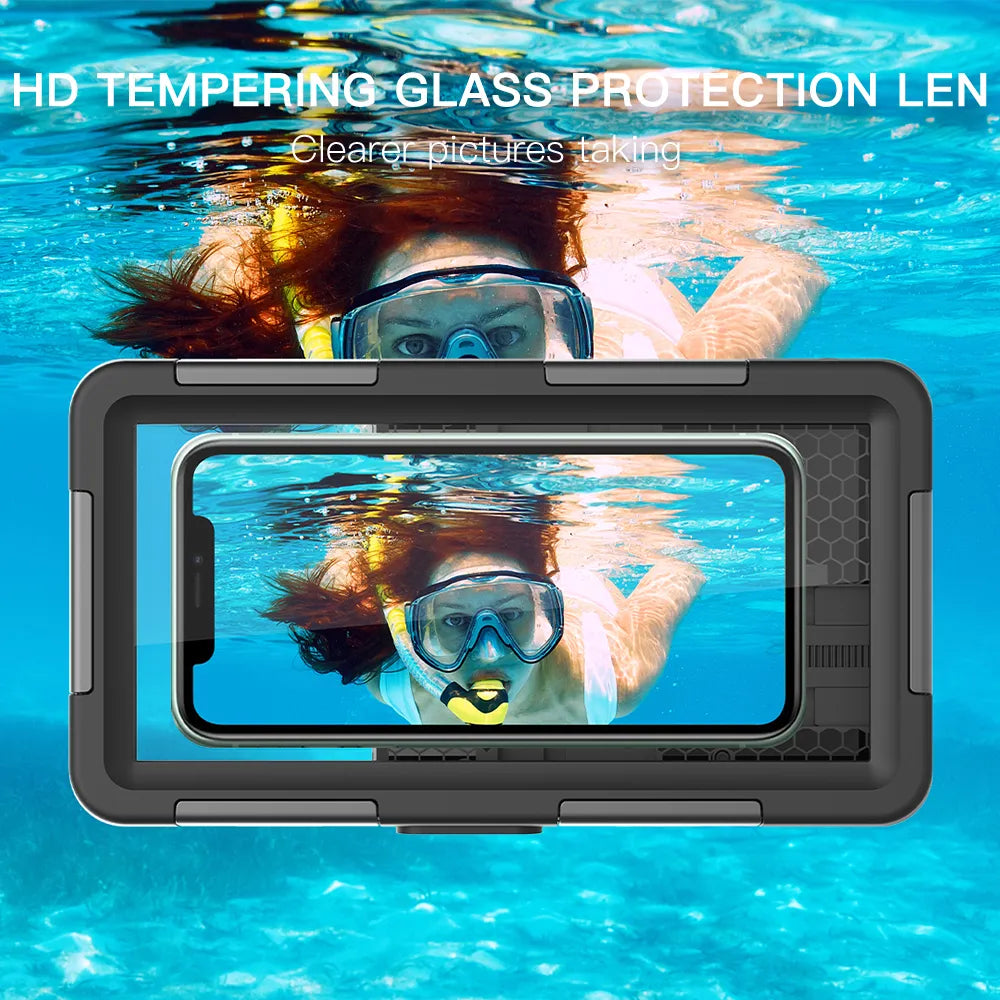 Funda de teléfono de buceo profesional, 15M, para iPhone 15, 14, 13, 12 Pro Max,  Samsung S22, S23 Ultra etc - La zona Apple