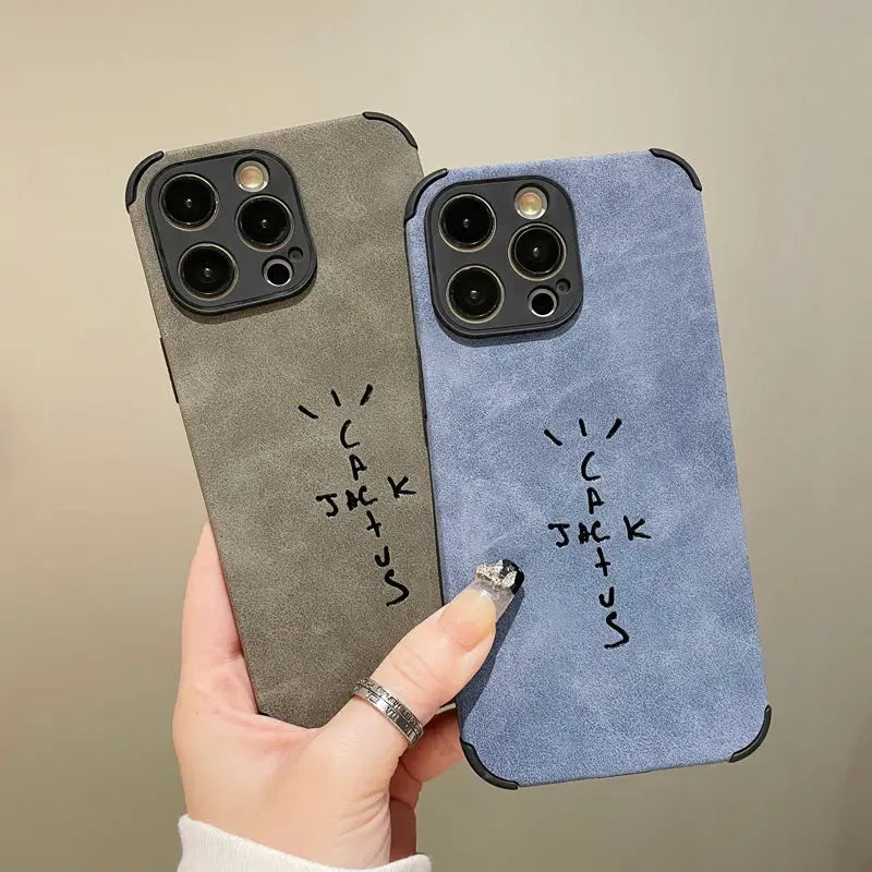 Funda de teléfono de cuero suave para iphone, carcasa trasera de lujo para iphone 15 14 13 12 7 Plus X XS XR MAX 11 Pro SE High street - La zona Apple