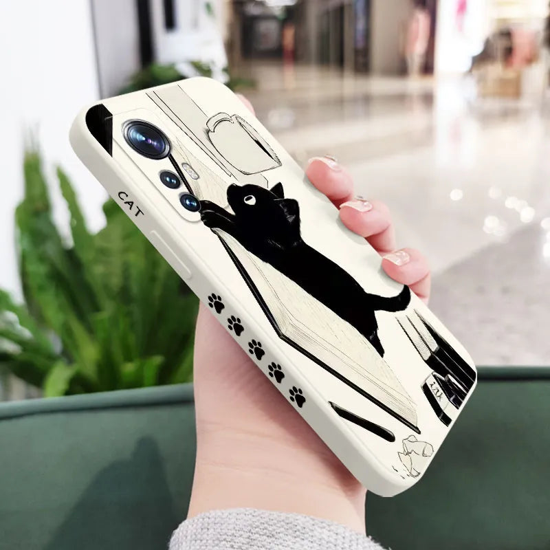 Funda de Teléfono de Gato Travieso para Xiaomi: Expresa tu Estilo y Protege tu Dispositivo - La zona Apple