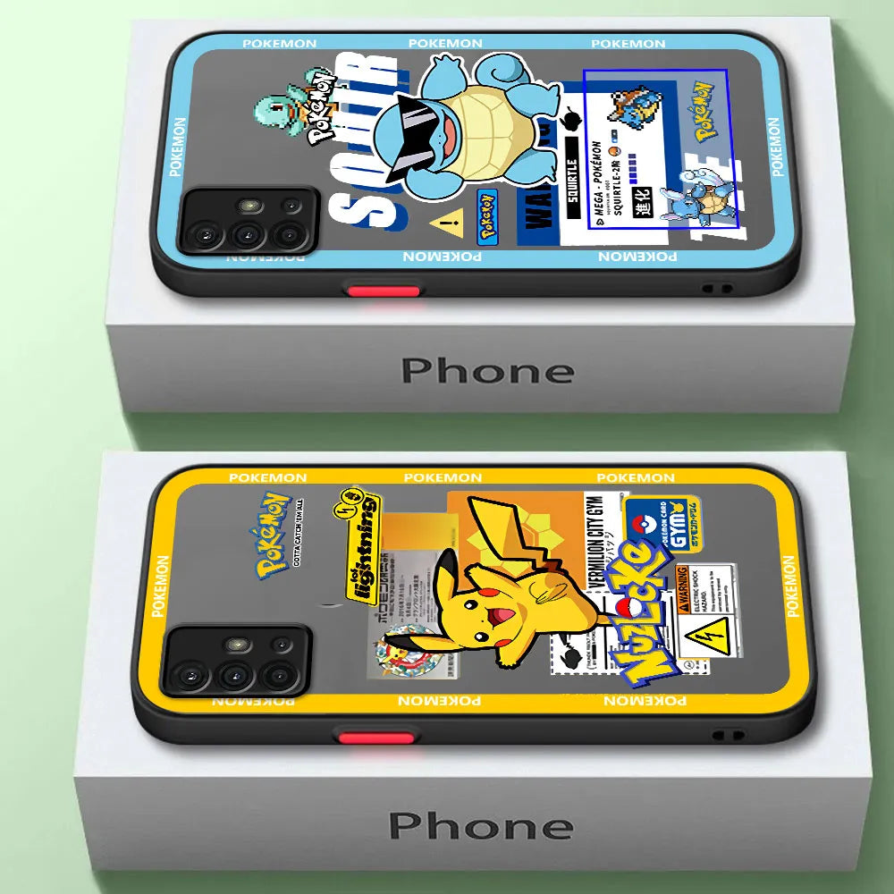 Funda de Teléfono Mate para Samsung A52, A53, A12, A13, A14, A21s, A22, A24, A32, A34, A54, A70, A72, A73 (4G, 5G) - Diseño Hot Pokemon Gengar - La zona Apple