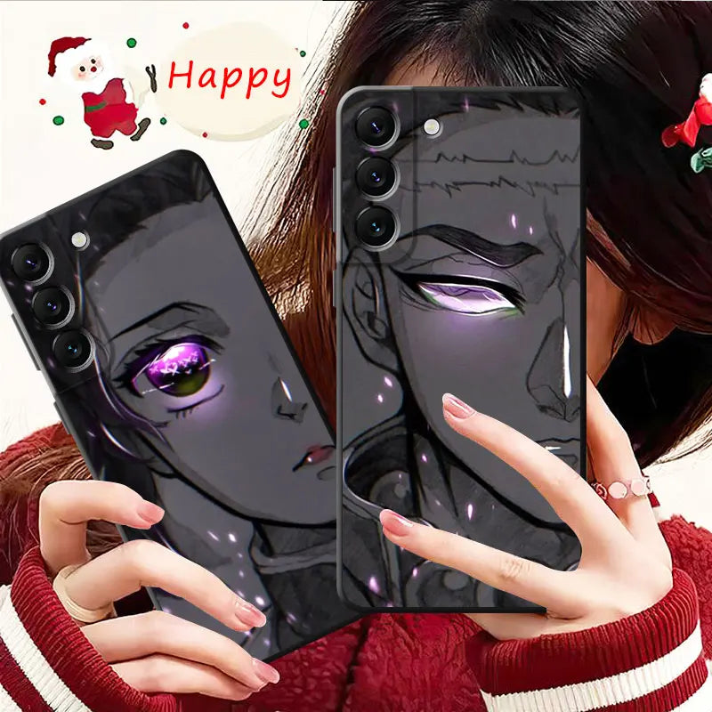 Funda Demon Slayer para Samsung Galaxy S23, S22, S21, S20 FE Ultra, S10, S9, S8 Plus, Note 20, Ultra 10Plus - La zona Apple
