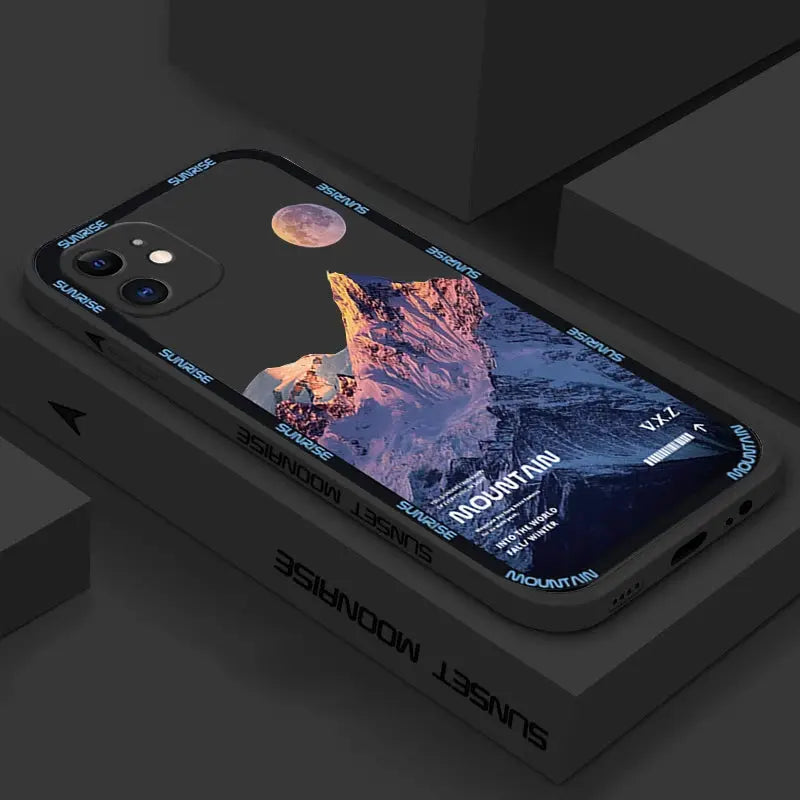 Funda e Sunset Mountain para Xiaomi Poco F5 X5 Pro X3 F3 X4 M4 Mi 13T 12T 11T 10T 12 13 11 Lite 5G NE: Estilo y Protección - La zona Apple