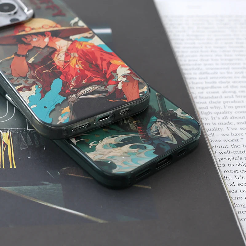 Funda anime one piece para iPhone, 15, 14, 13, 12, 11 Pro Max Plus - La zona Apple