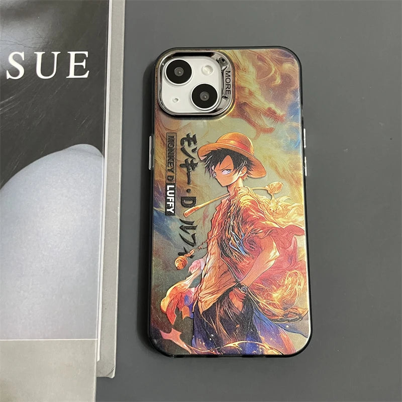 Funda anime one piece para iPhone, 15, 14, 13, 12, 11 Pro Max Plus - La zona Apple