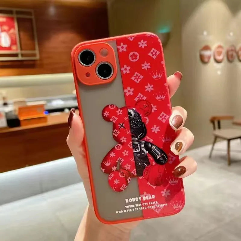 Funda a prueba de golpes para teléfono móvil, carcasa protectora de lente para Iphone 14, 13, 12 Mini, 11 Pro Max, Xs Max, Xr, X, 7, 8, 14 Plus - La zona Apple