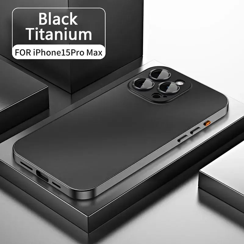 Funda magnética con marco de Metal de aluminio para iPhone 13, 12, 14, 15 Pro Max, 15Plus, Magsafe, Lente de Cristal de carga inalámbrica, cubierta de tablero trasero de PC - La zona Apple