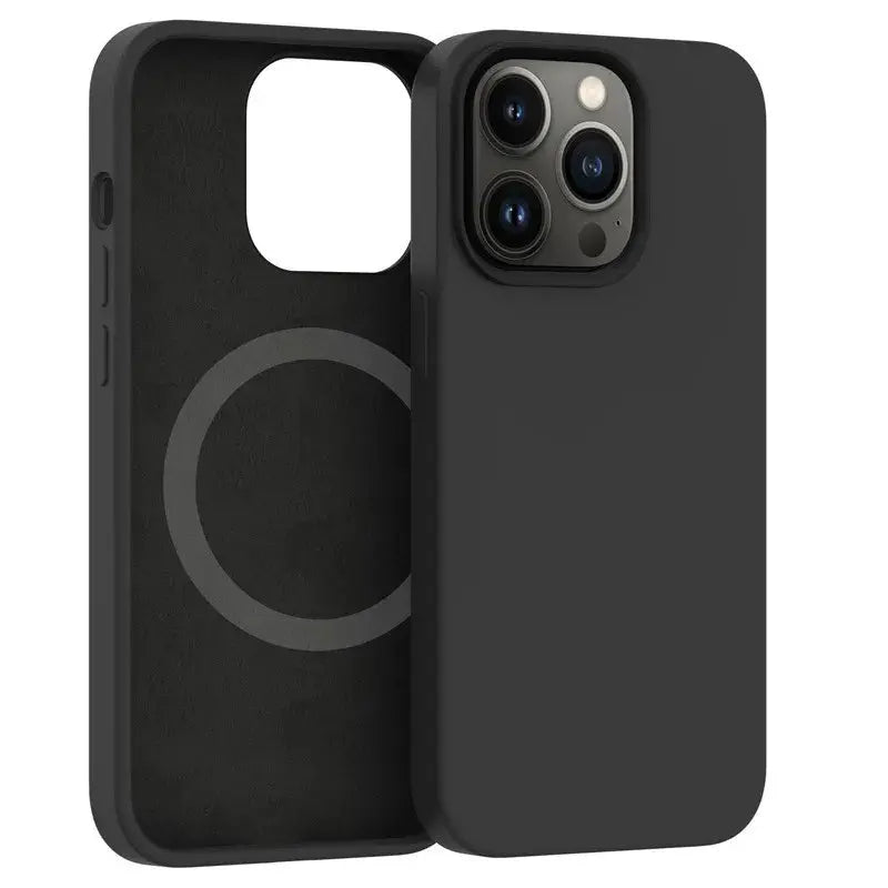 Funda magnética de carga inalámbrica para IPhone 14 Pro Max, cubierta acrílica dura semitransparente, novedad de 2022 La zona Apple