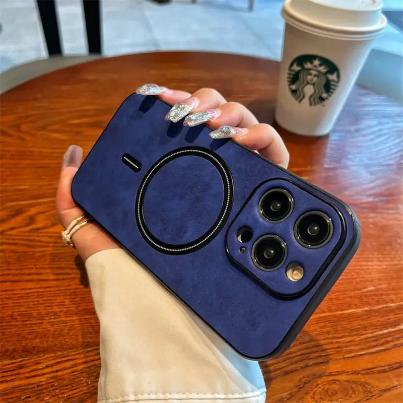 Carcasa Elegante Magsafe Premium para iPhone 14, 13, 12, 11, 15 Pro Max Plus, X, S, XR - La zona Apple