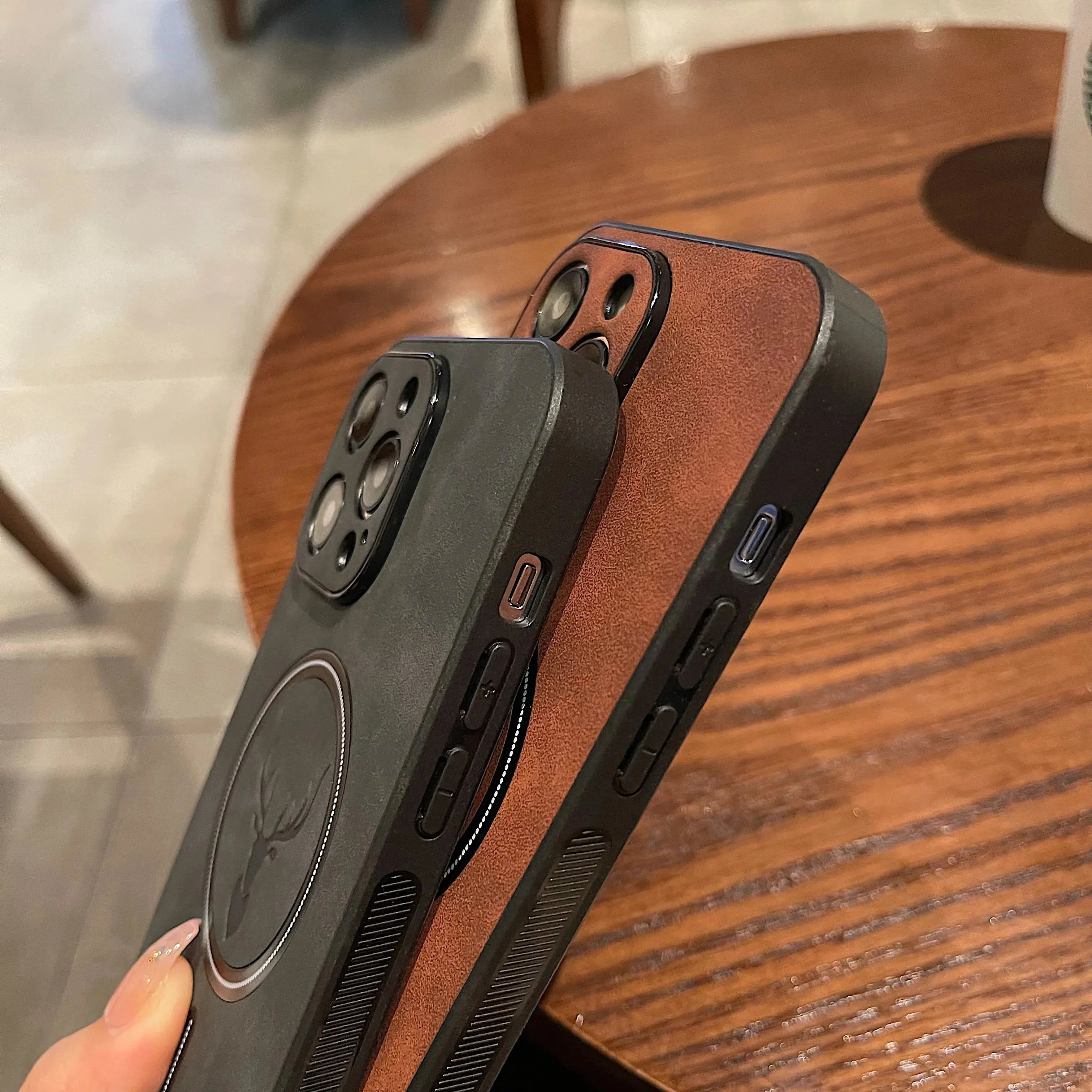 Carcasa Elegante Magsafe Premium para iPhone 14, 13, 12, 11, 15 Pro Max Plus, X, S, XR - La zona Apple