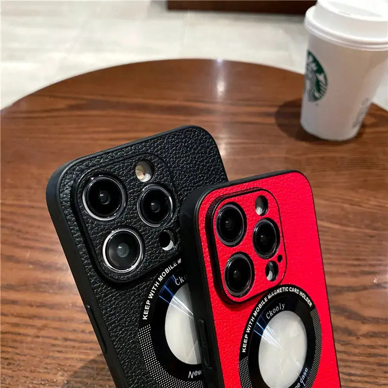 Funda Magsafe premium para iPhone 15 Pro Max - Carcasa Protectora para iPhone 11, 12, 13, 14 Plus - La zona Apple