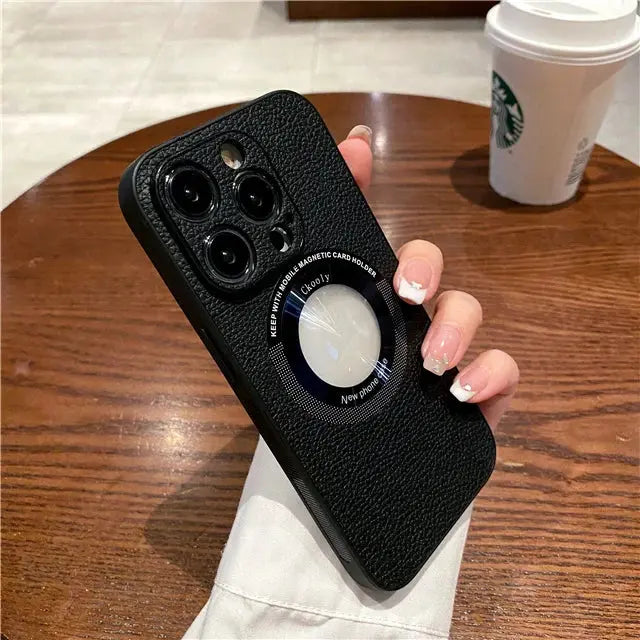 Funda Magsafe premium para iPhone 15 Pro Max - Carcasa Protectora para iPhone 11, 12, 13, 14 Plus - La zona Apple