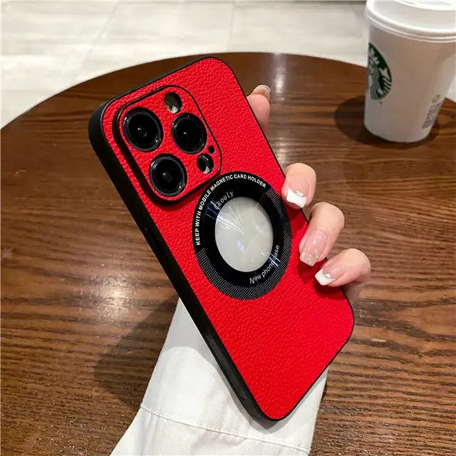 Funda Magsafe premium para iPhone 15 Pro Max - Carcasa Protectora para iPhone 11, 12, 13, 14 Plus - La zona Apple