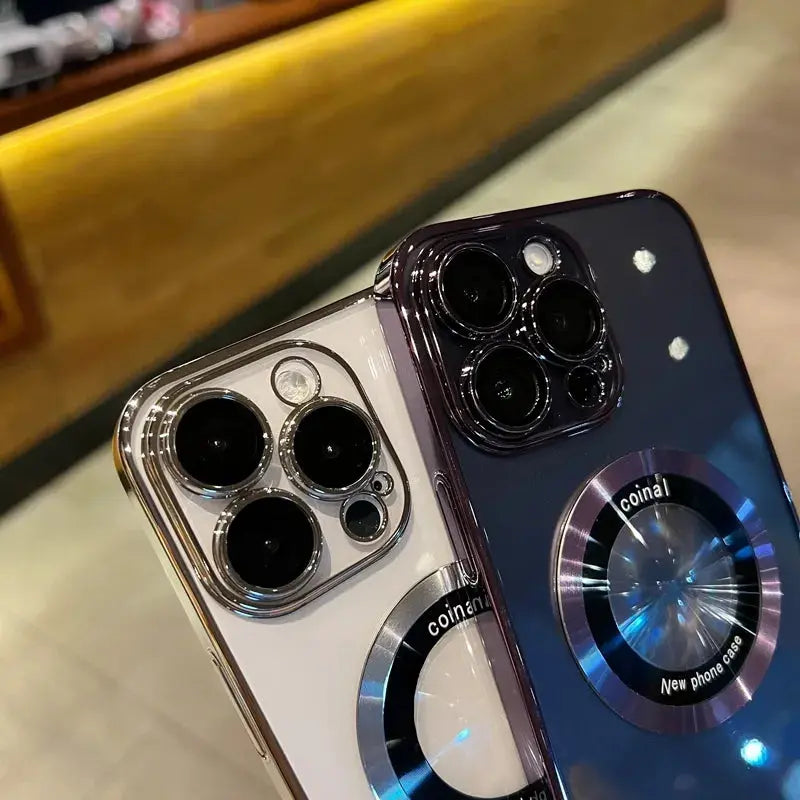 Funda Magsafe transparente  para iPhone 15 ,14,13,12 La zona Apple