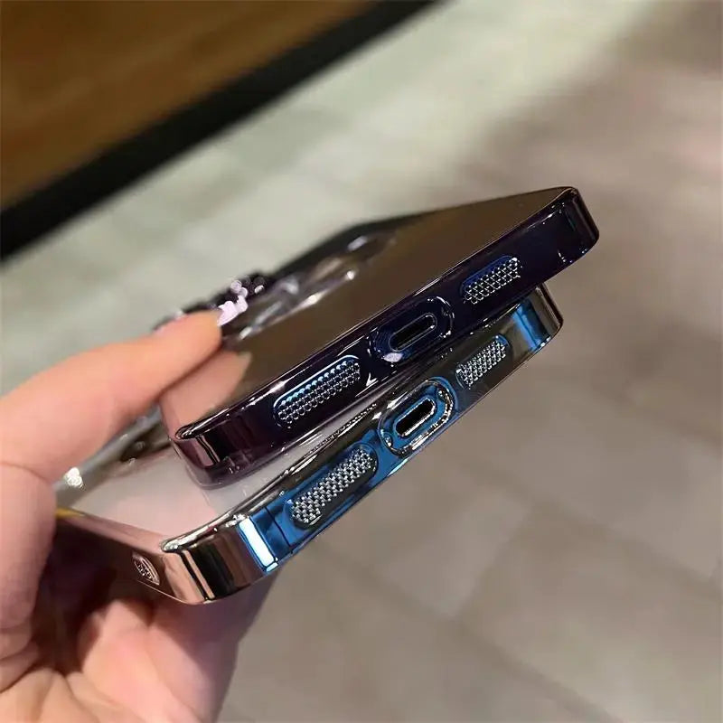 Funda Magsafe transparente  para iPhone 15 ,14,13,12 La zona Apple