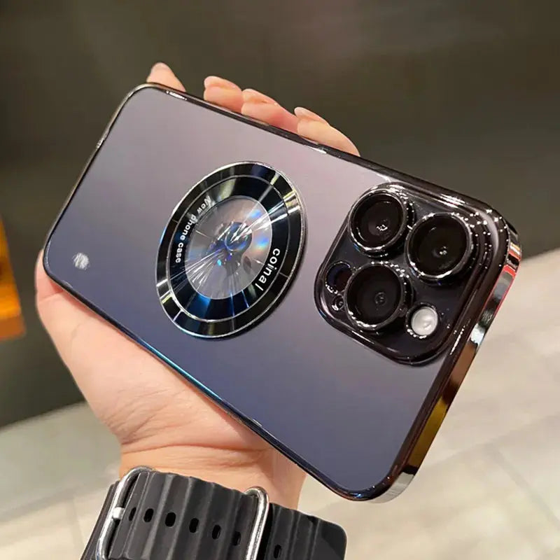 Funda Magsafe transparente  para iPhone 15 ,14,13,12 La zona Apple