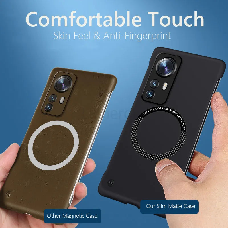 Funda Magnética Magsafe Slim para Xiaomi 12 Pro, 12X, 12S Pro (Xiaomi12, Xiaomi12X 5G): Estilo y Funcionalidad en Uno - La zona Apple